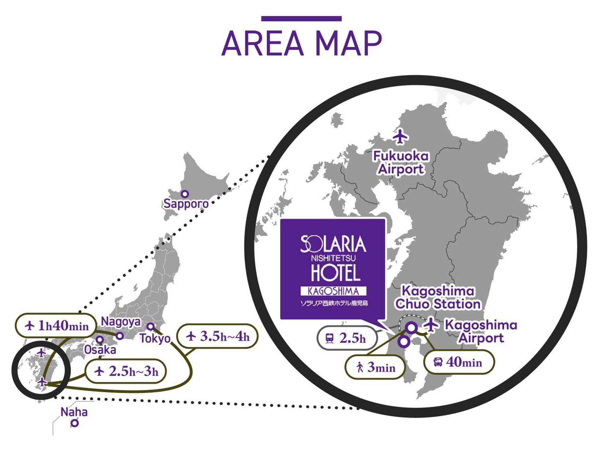 Solaria Nishitetsu Hotel Kagoshima Ngoại thất bức ảnh